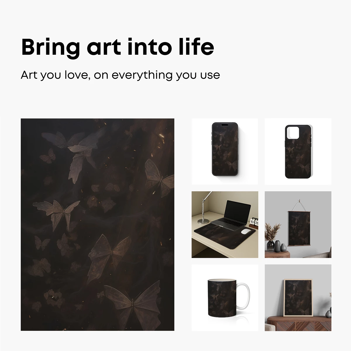 Ethereal Butterfly Swarm in Twilight - Image 2