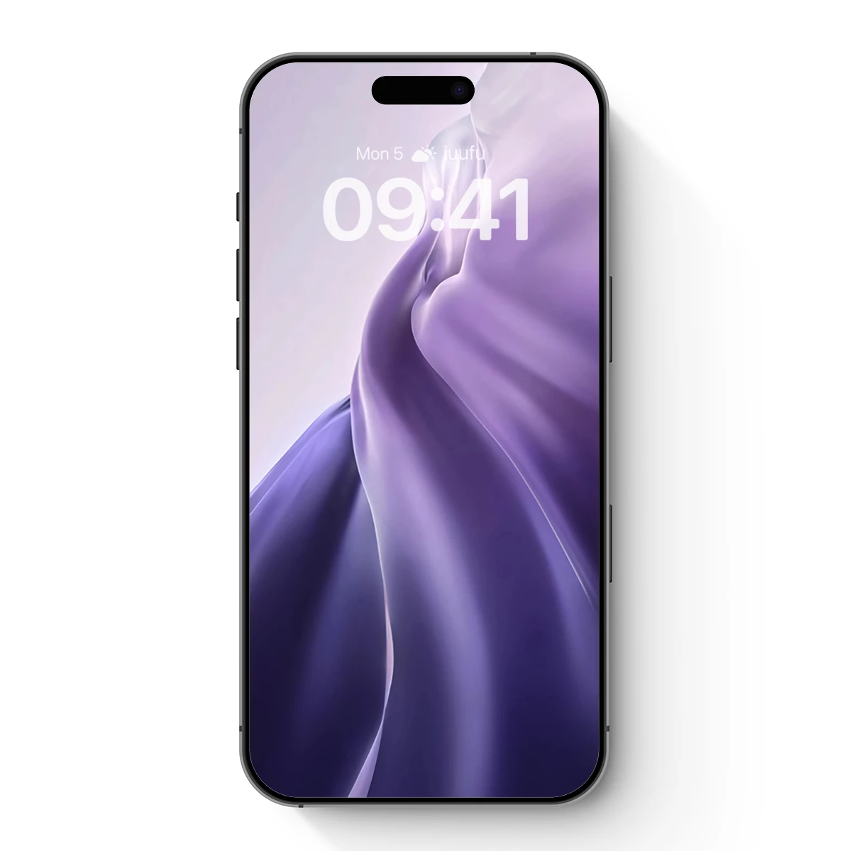 Ethereal Silk Symphony: Flowing Violet Drapery