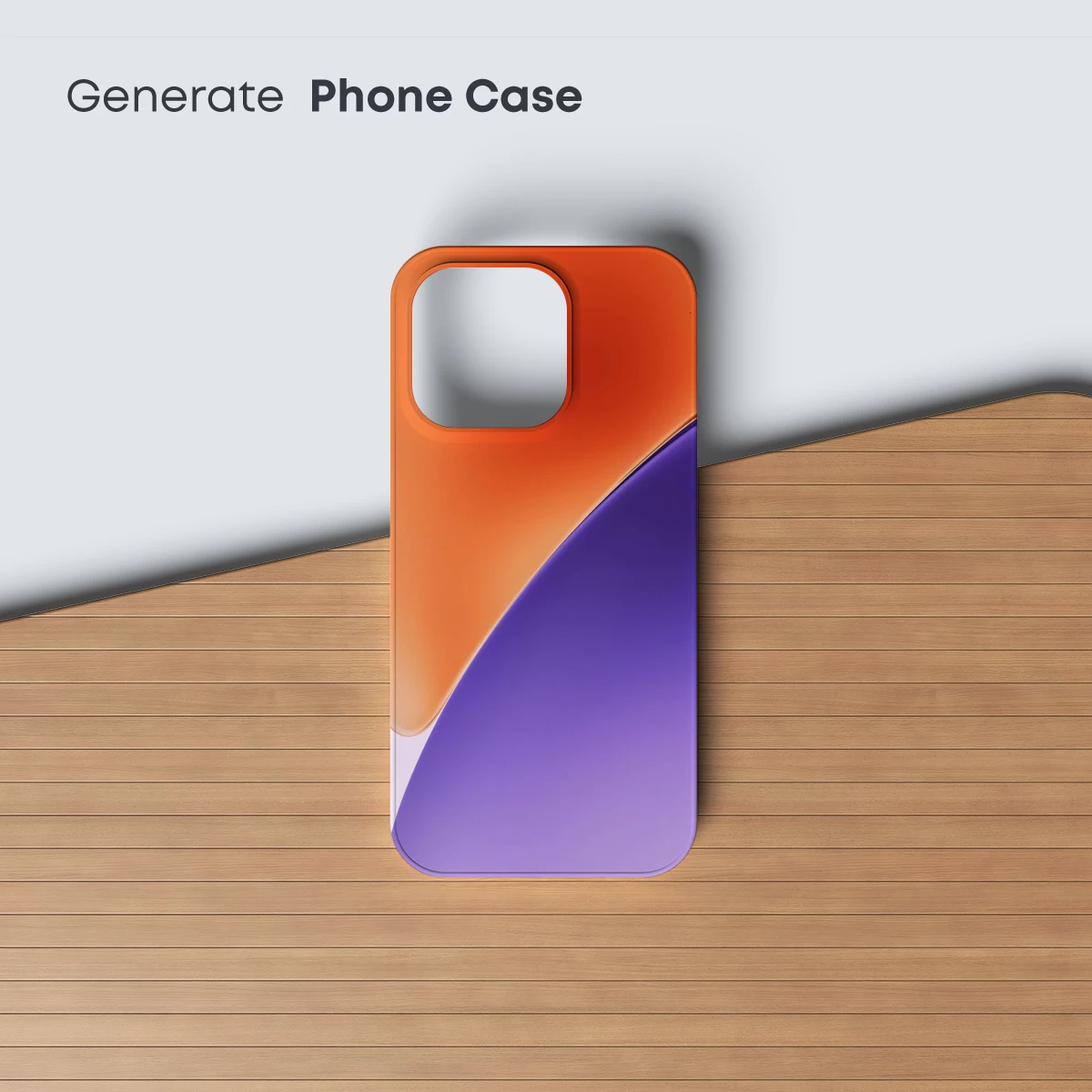 Gradient Fusion: Orange and Purple Harmony - Image 3