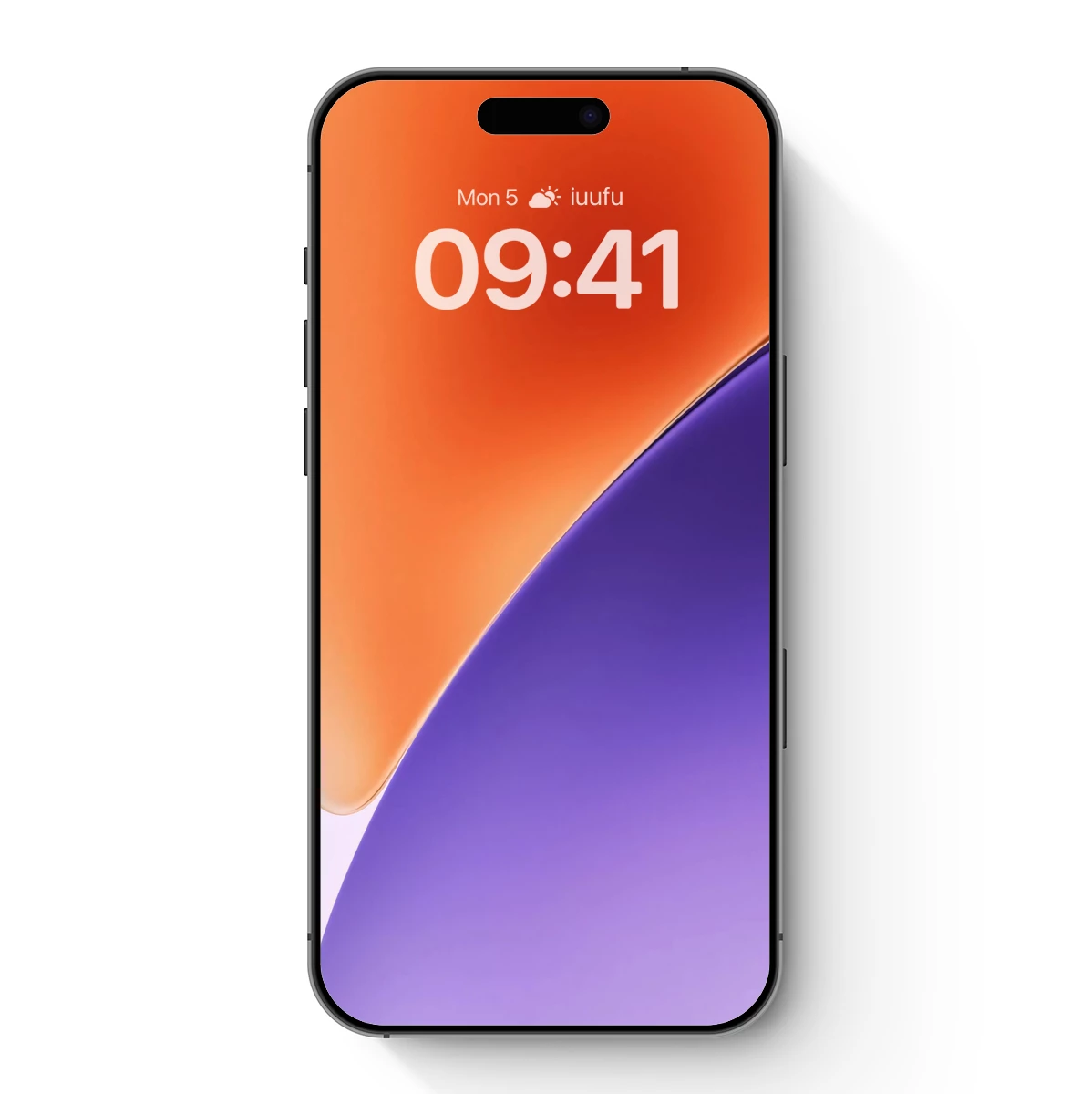 Gradient Fusion: Orange and Purple Harmony