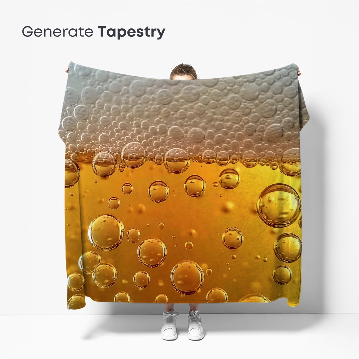 Golden Bubbles: A Symphony of Light and Foam - Image 5