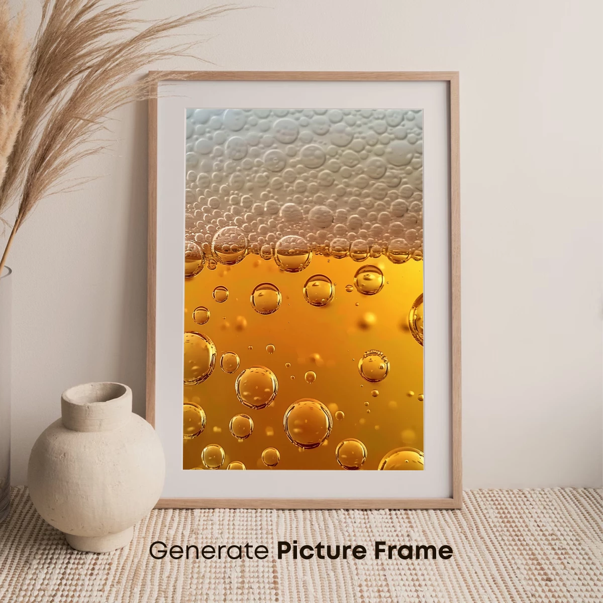 Golden Bubbles: A Symphony of Light and Foam - Image 7