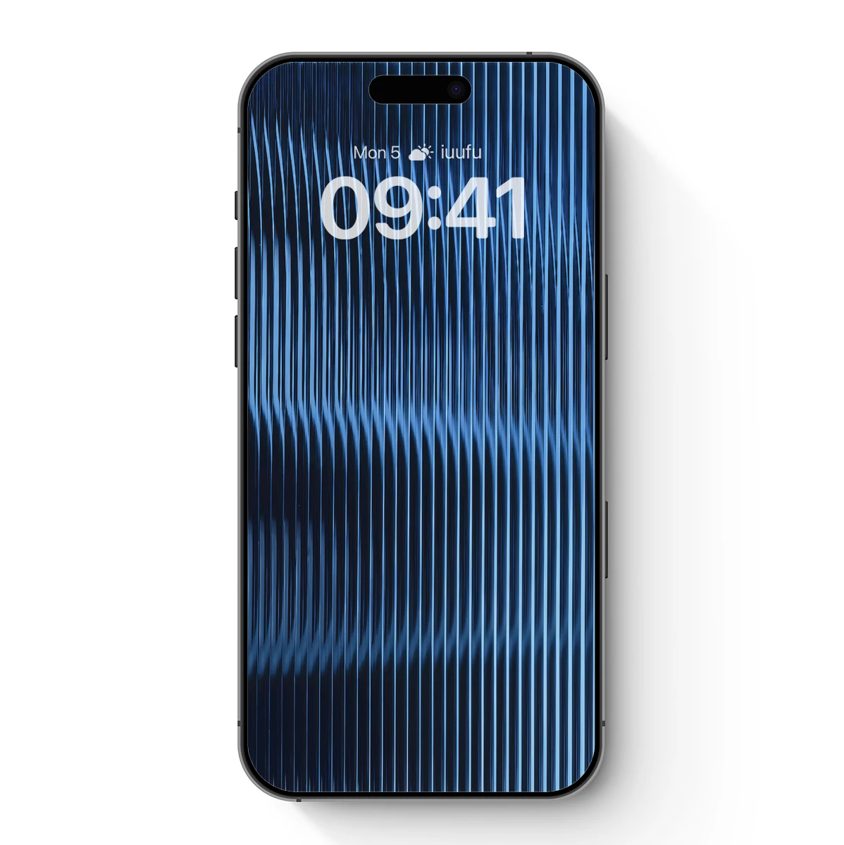 Blue Rhythmic Waves: A Digital Symphony