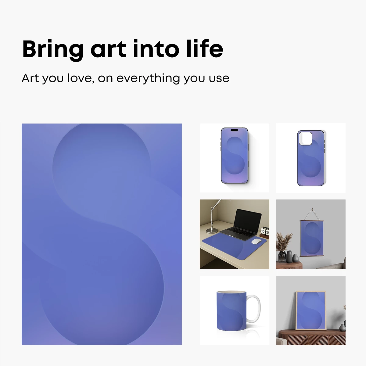 Ethereal Blue Spirals: A Dance of Form and Shadow - Image 2