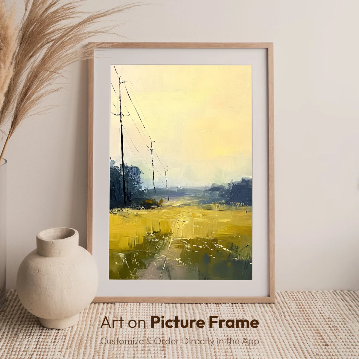 Golden Fields at Dusk: Impressionist Landscape - Image 7