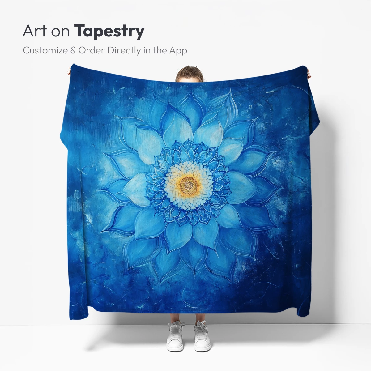 Blue Lotus Bloom: Mystical Floral Artistry - Image 5