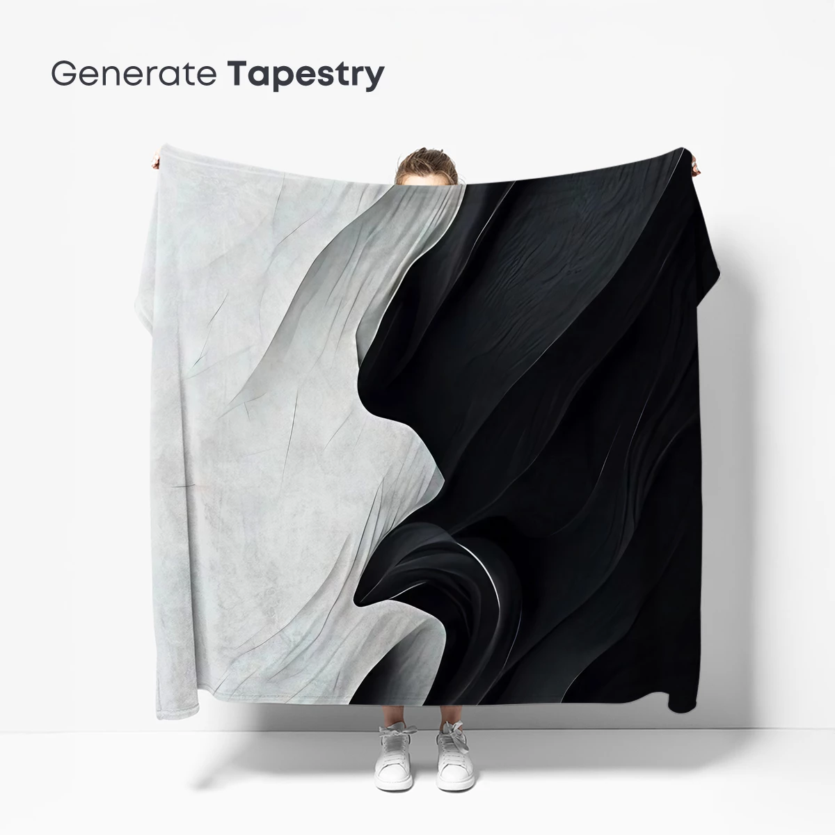 Elegant Dichotomy: Monochrome Waves - Image 5