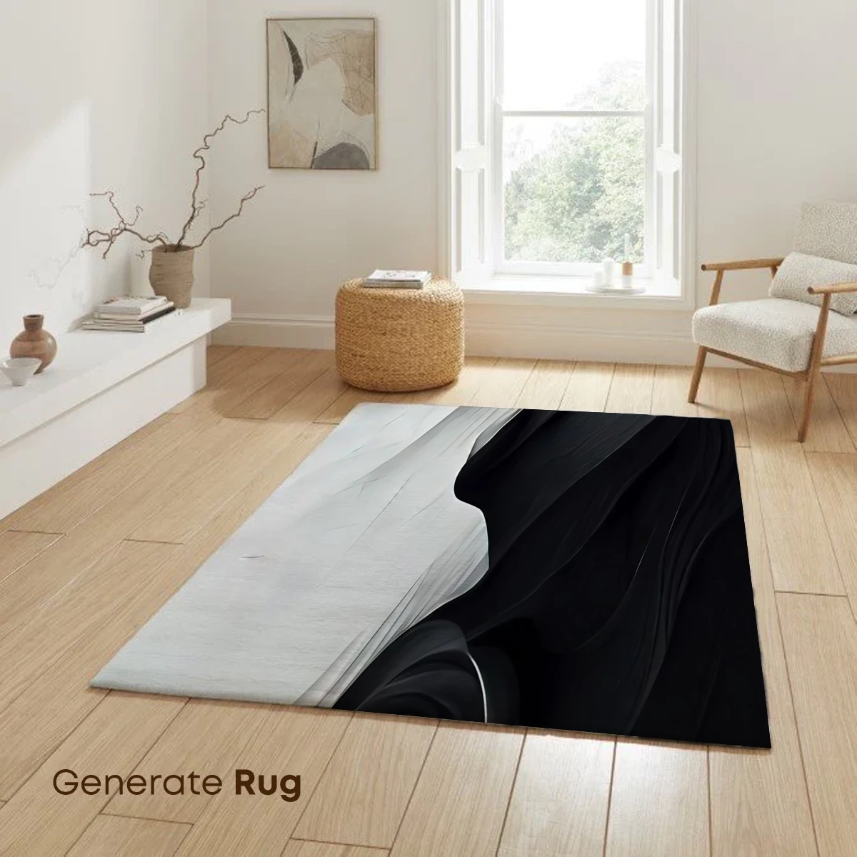 Elegant Dichotomy: Monochrome Waves - Image 6