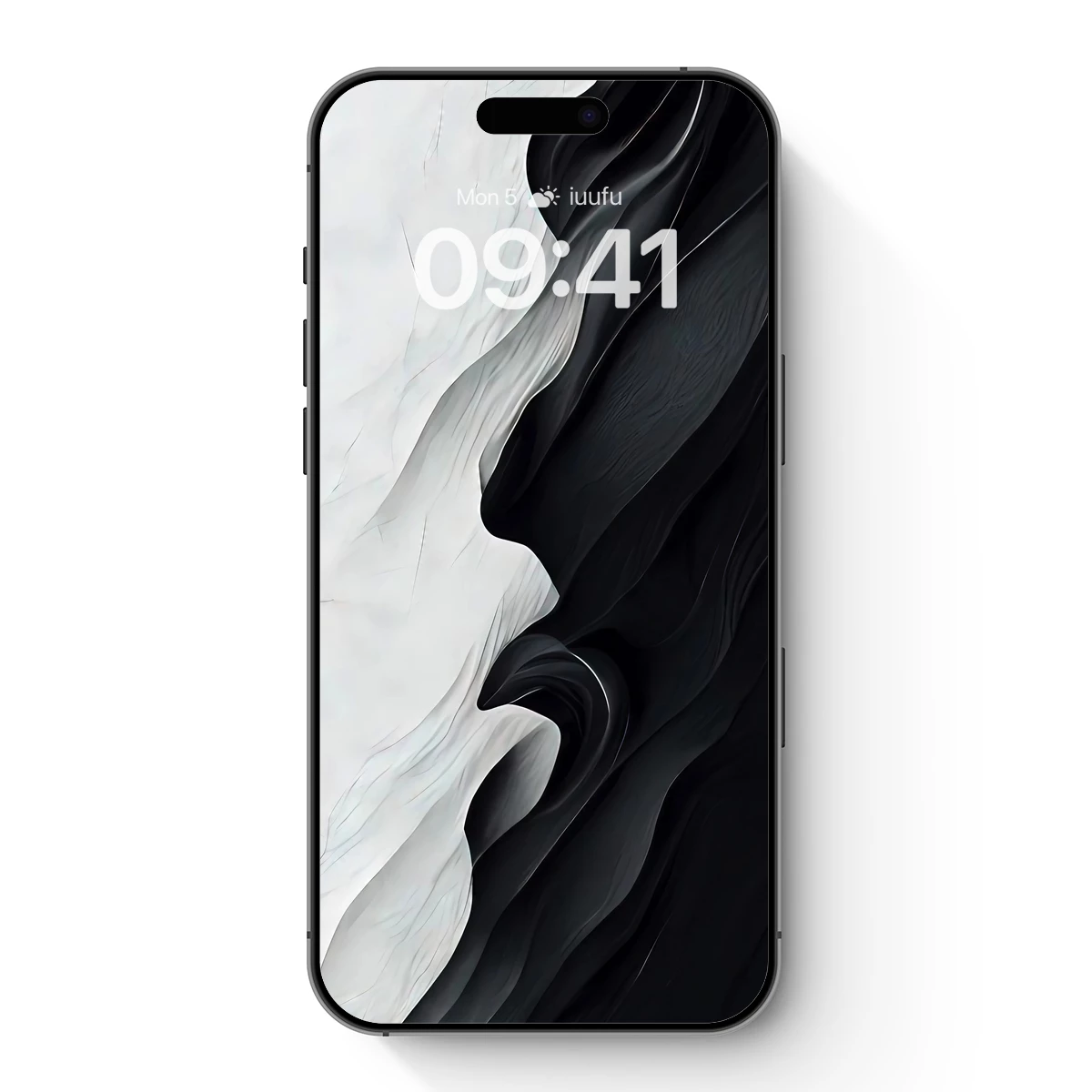 Elegant Dichotomy: Monochrome Waves