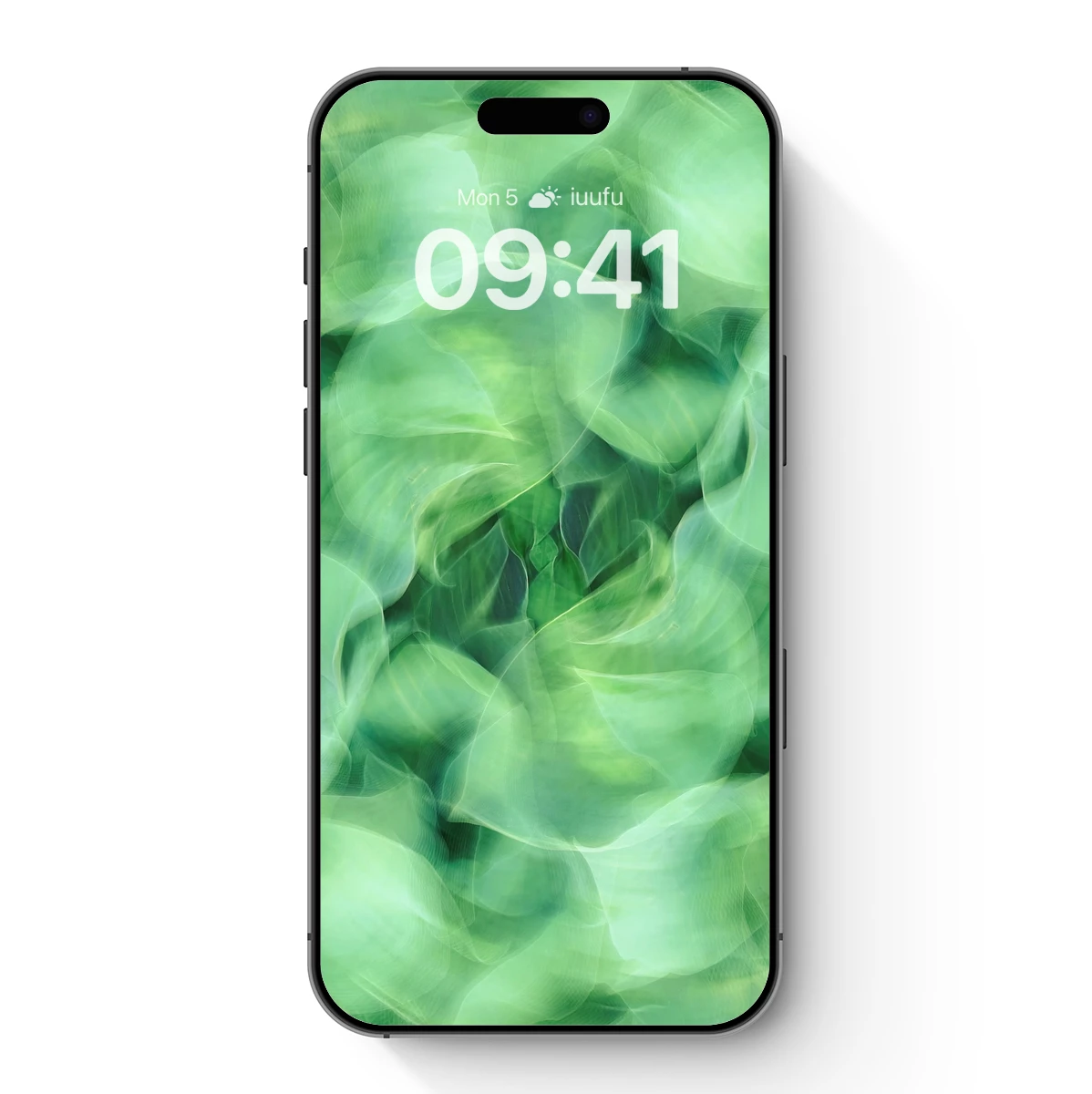 Ethereal Green Whispers: Abstract Fluidity