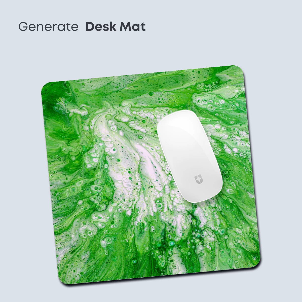 Green Swirl Symphony: Abstract Fluid Art - Image 4