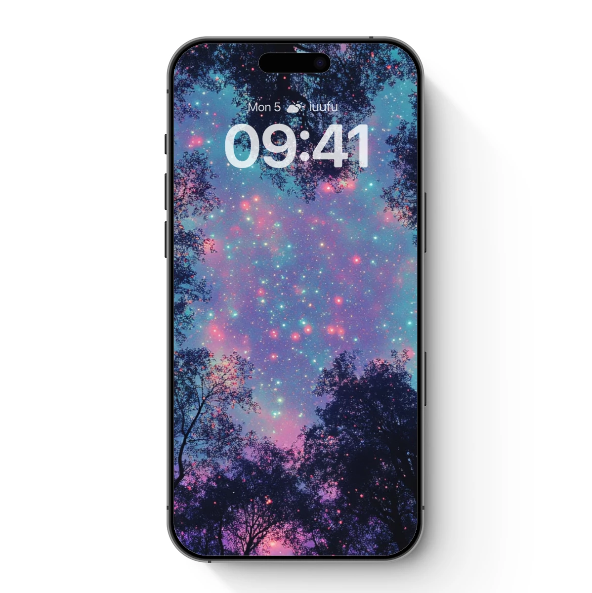 Enchanted Forest Night Sky