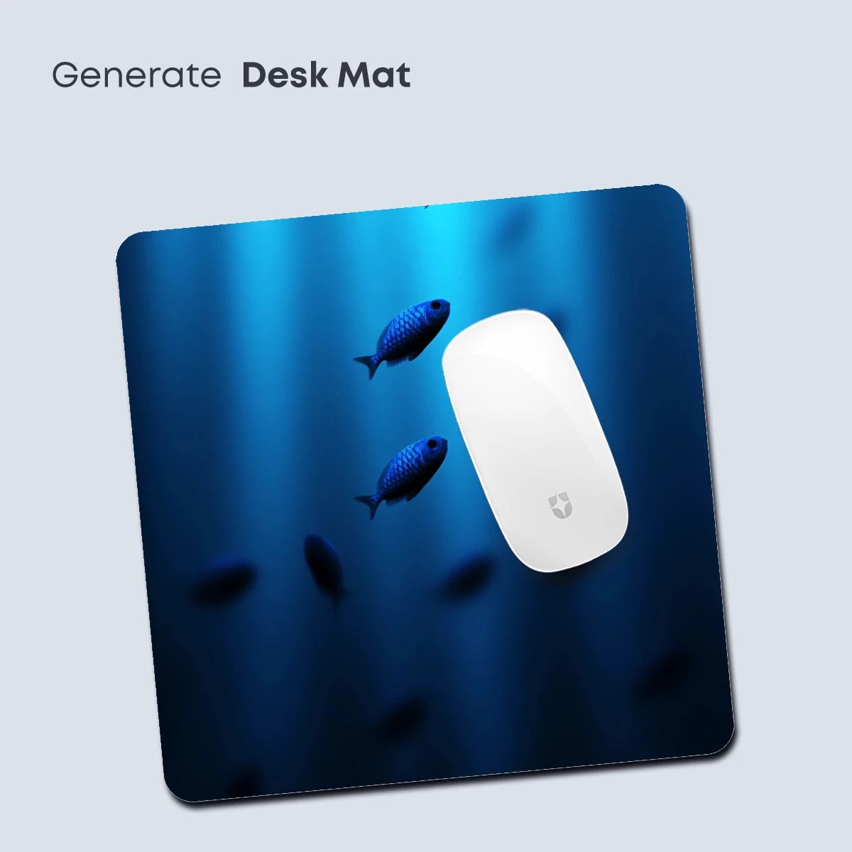 Deep Blue Serenity: Fish in Sunlit Depths - Image 4