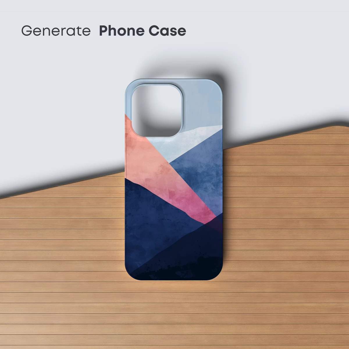 Geometric Dawn: Abstract Mountain Silhouettes - Image 3