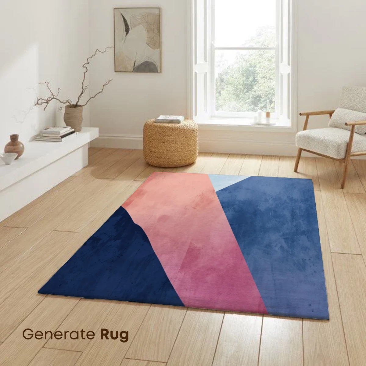 Geometric Dawn: Abstract Mountain Silhouettes - Image 6