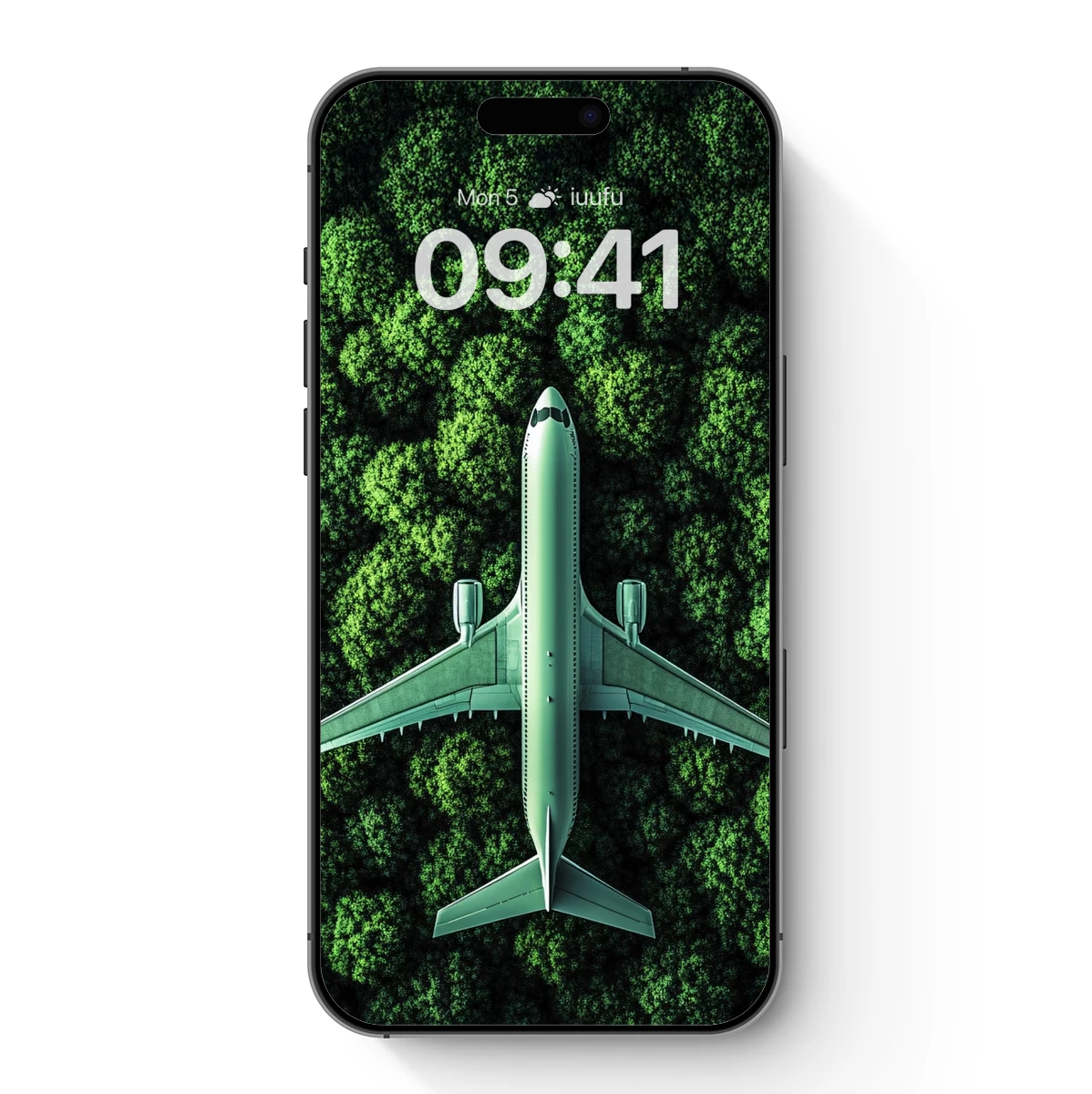 Aircraft Amidst Verdant Forest Canopy Aircraft Amidst Verdant Forest Canopy