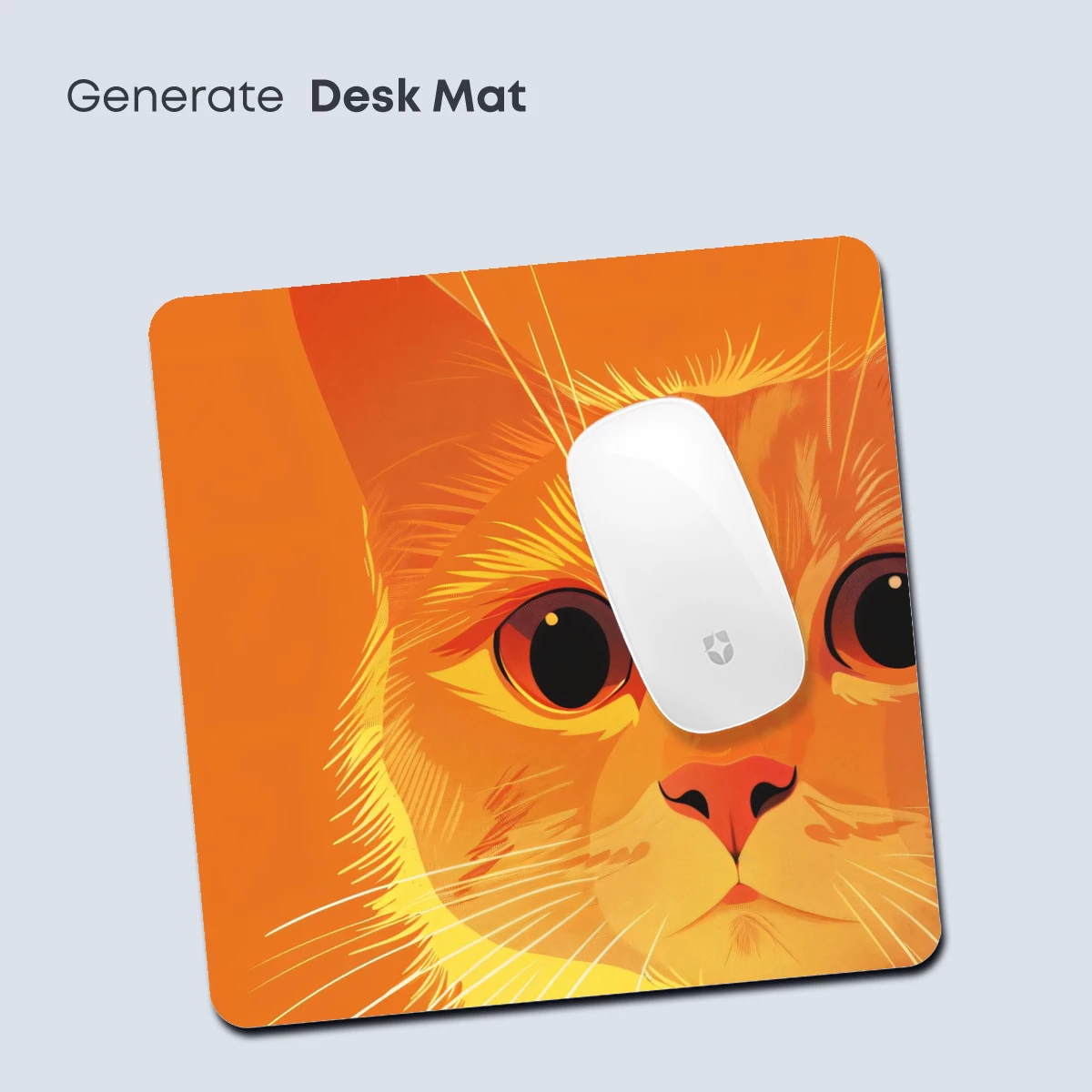 Ginger Cat's Golden Gaze: Vibrant Illustration Art - Image 4