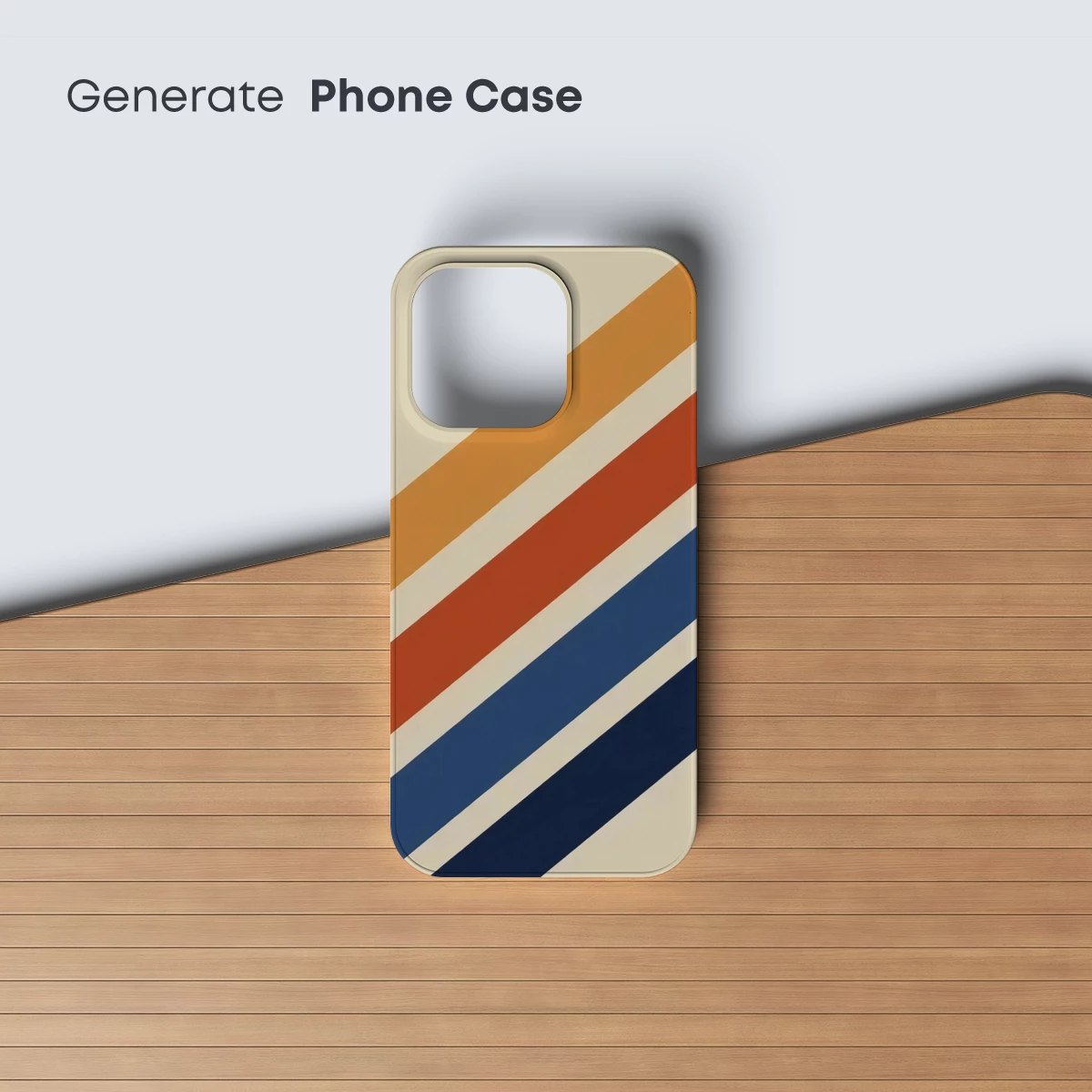 Diagonal Stripes in Warm Tones: A Modern Geometric Symphony - Image 3