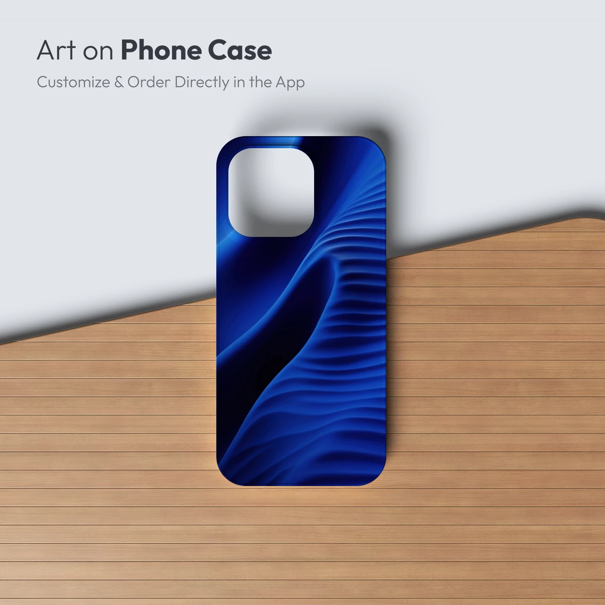 Blue Abyss: Wavy Depths in Digital Artistry - Image 3