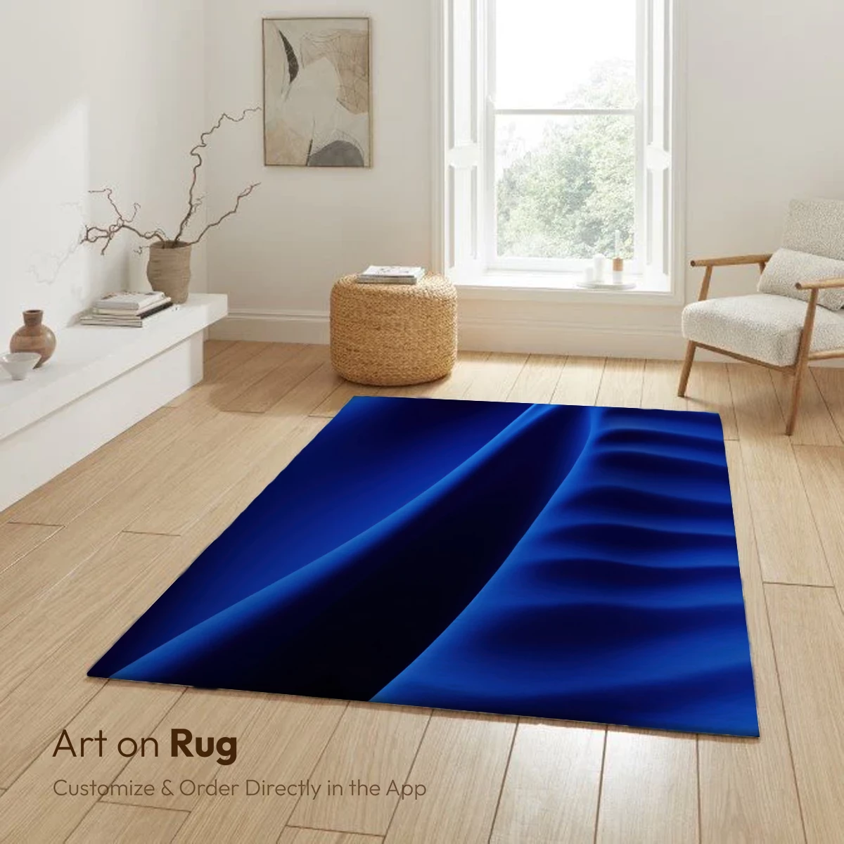 Blue Abyss: Wavy Depths in Digital Artistry - Image 6