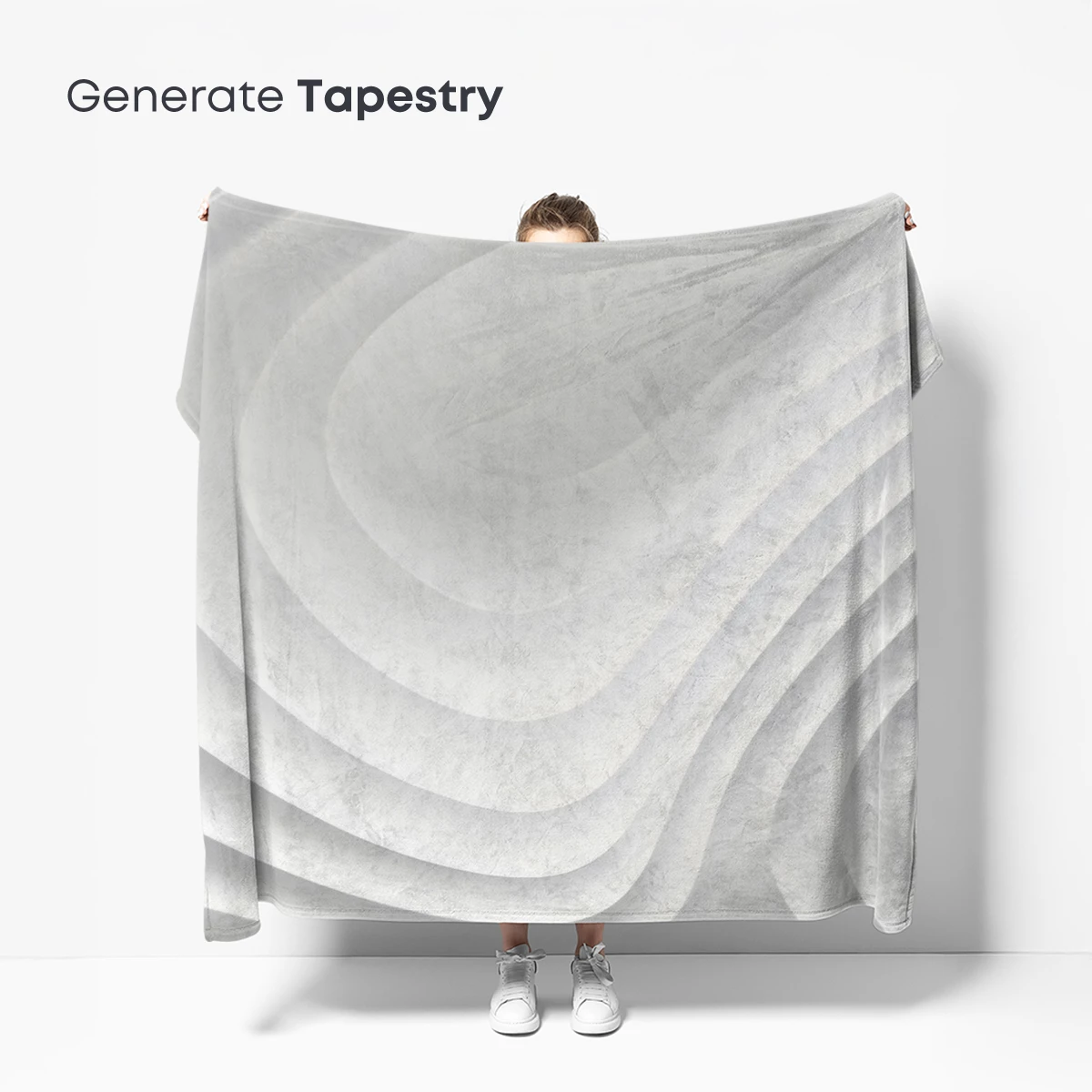 Elegant White Waves: A Symphony of Curves - Image 5