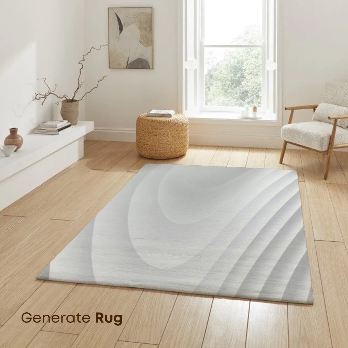 Elegant White Waves: A Symphony of Curves - Image 6