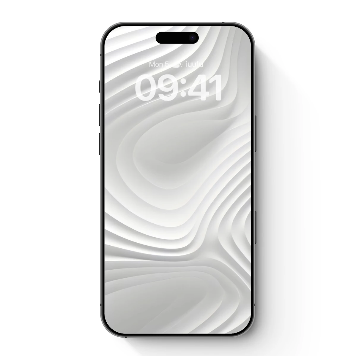 Elegant White Waves: A Symphony of Curves