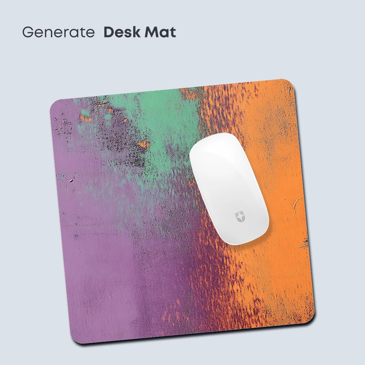 Abstract Fusion: Teal, Purple, and Orange Harmony - Image 4