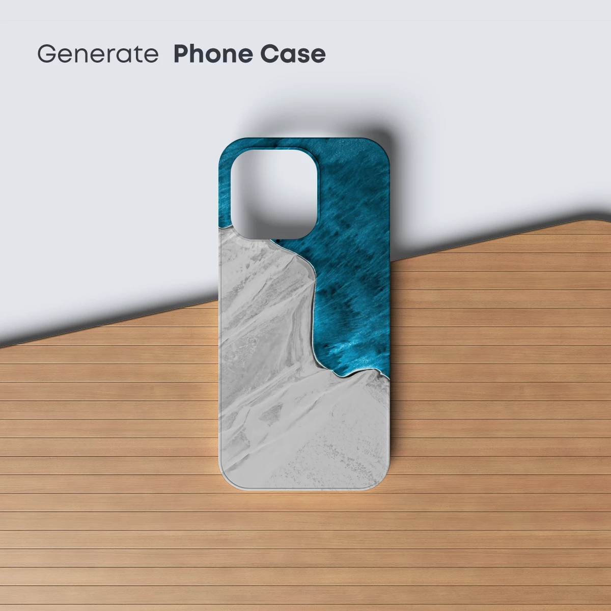 Azure Tides Embrace Snowy Shores - Image 3