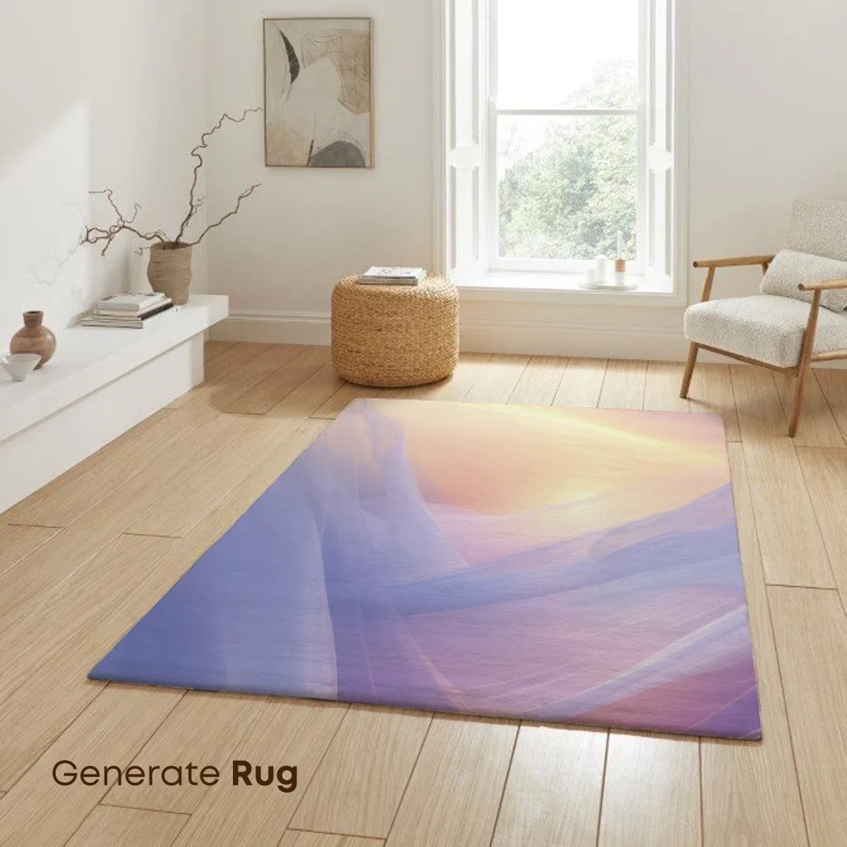 Ethereal Silk Sunset: Flowing Pastels in Harmony - Image 6