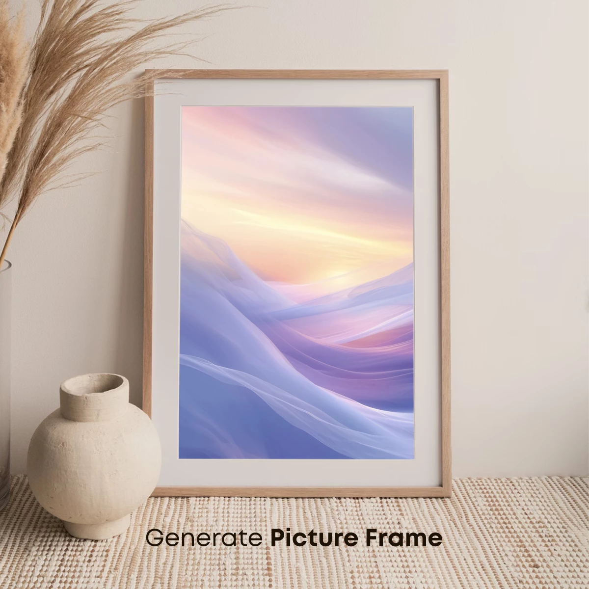 Ethereal Silk Sunset: Flowing Pastels in Harmony - Image 7