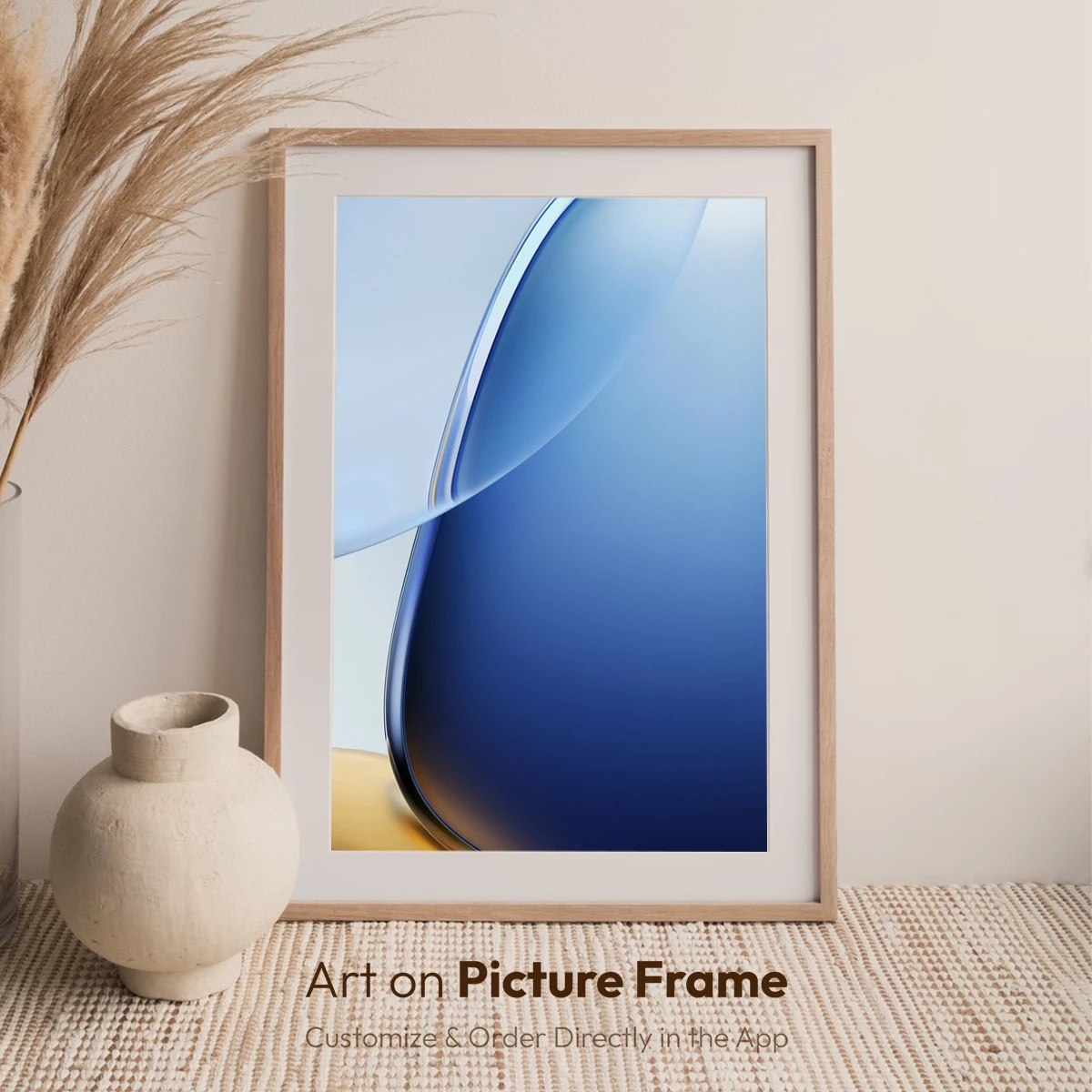 Ethereal Blue Curve: A Symphony of Light and Form - Image 7