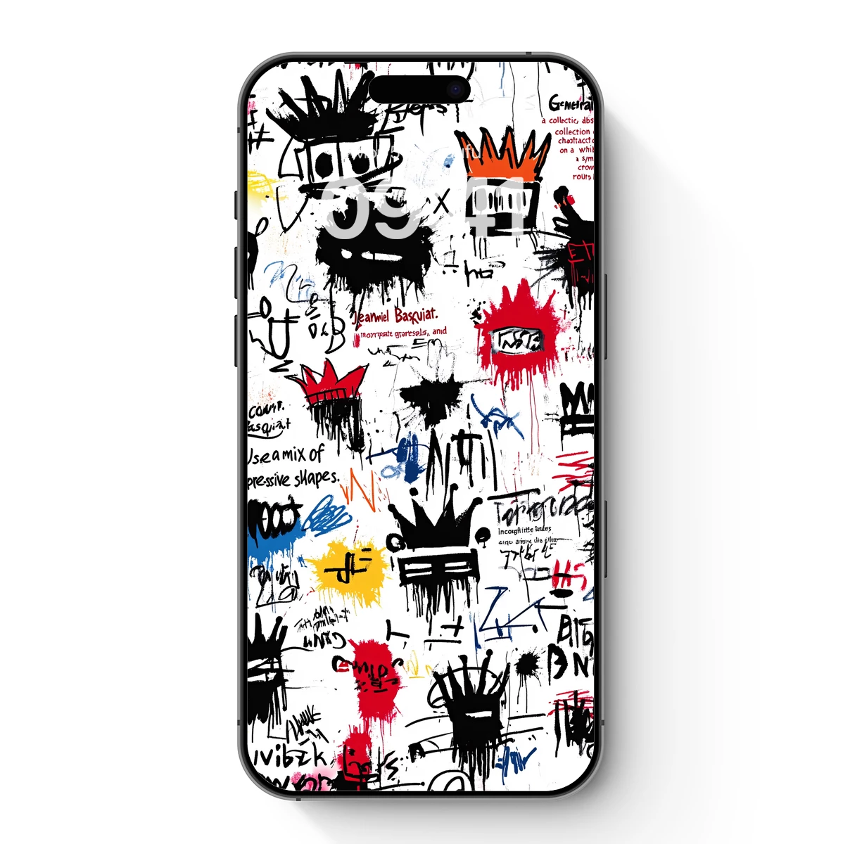 Crown Chaos: Basquiat-Inspired Graffiti Art Crown Chaos: Basquiat-Inspired Graffiti Art