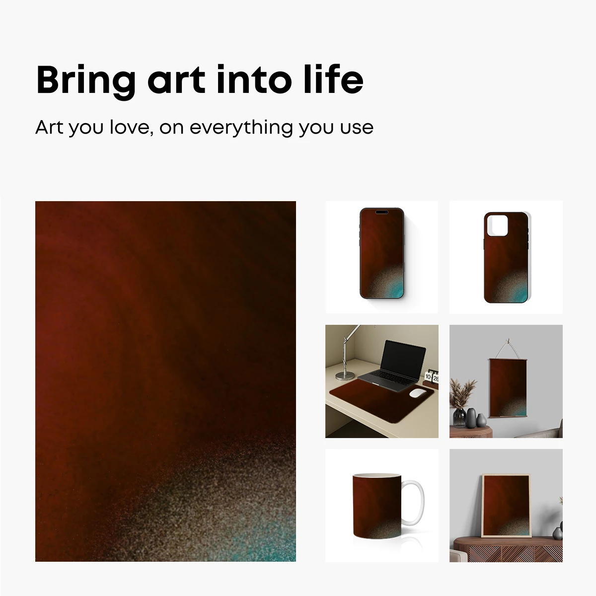 Eclipse of Turquoise and Rust - Image 2
