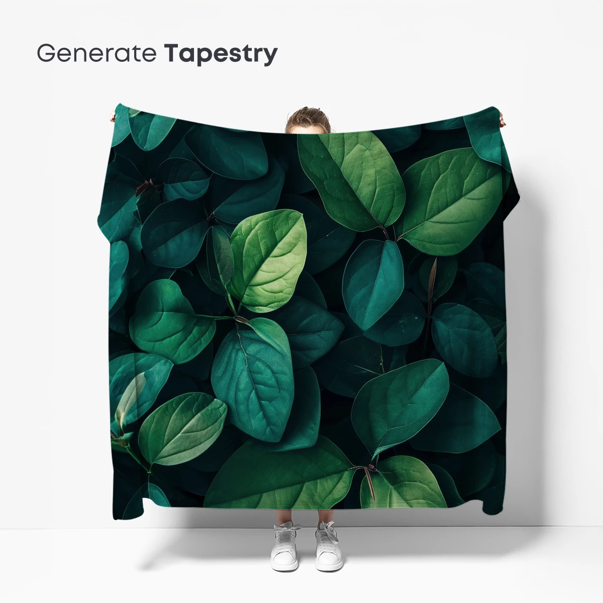 Emerald Leaf Symphony: Nature's Textured Harmony - Image 5