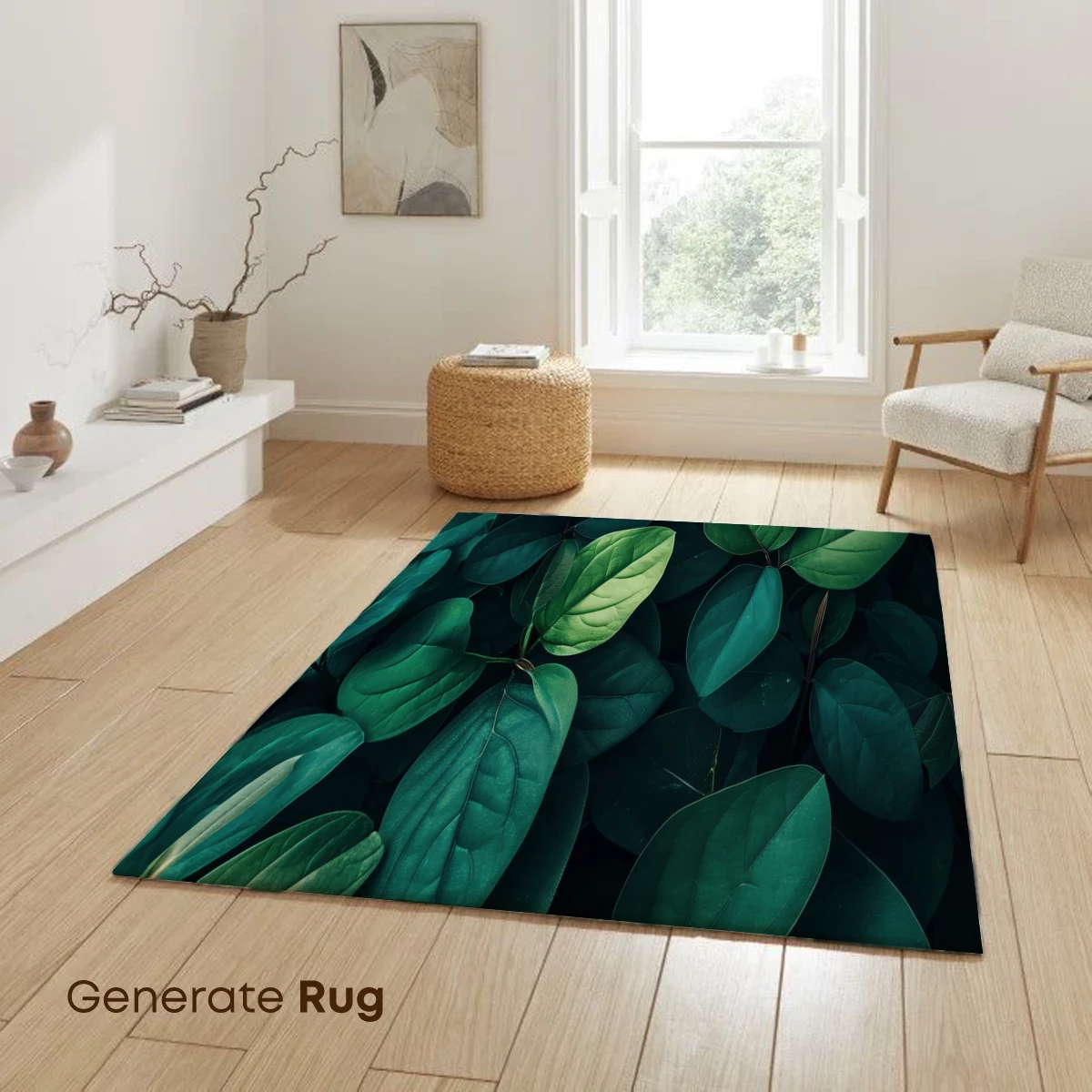 Emerald Leaf Symphony: Nature's Textured Harmony - Image 6