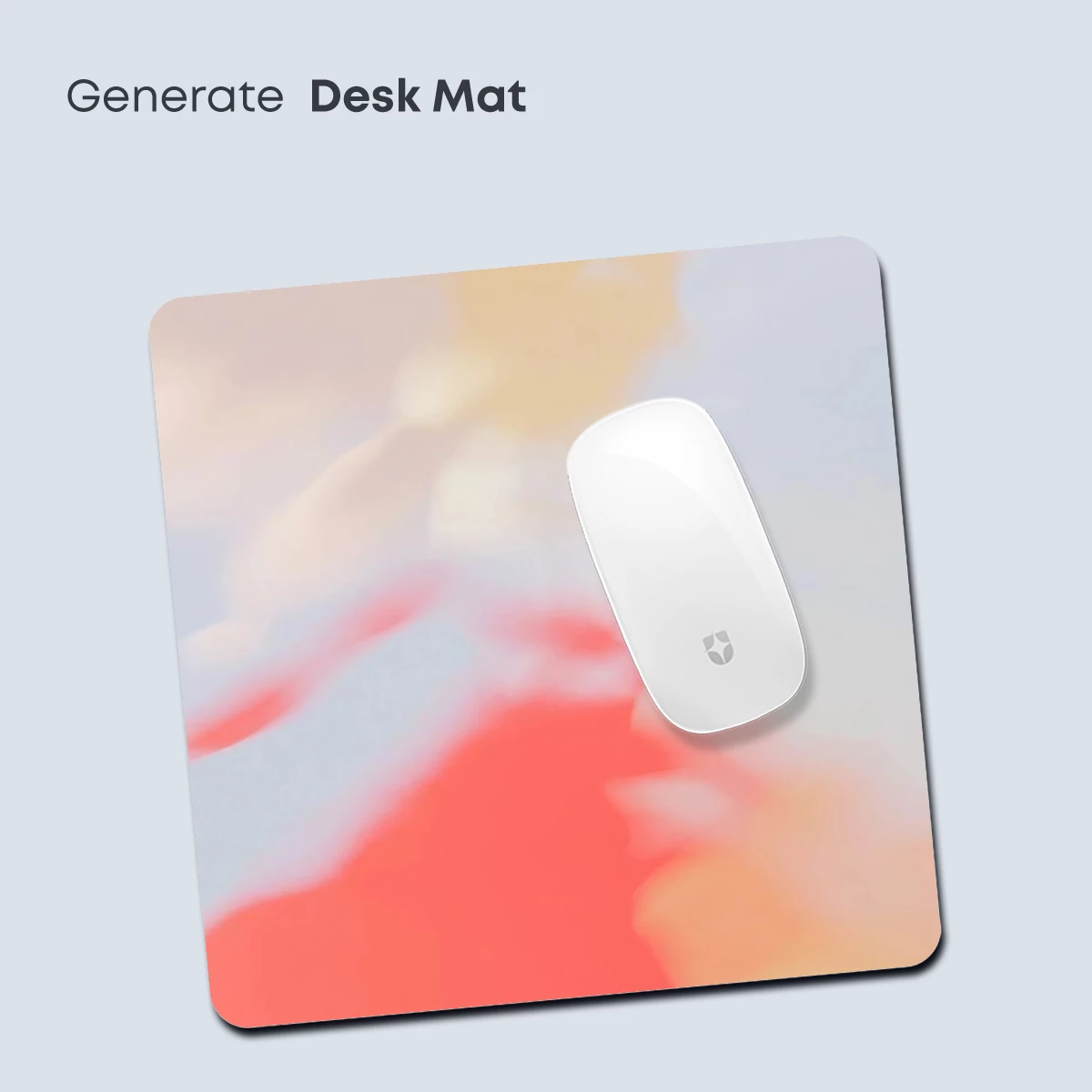 Blurred Elegance: Abstract Figure in Coral Dress - Image 4