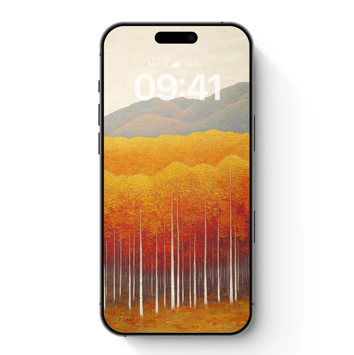 Autumnal Birch Symphony