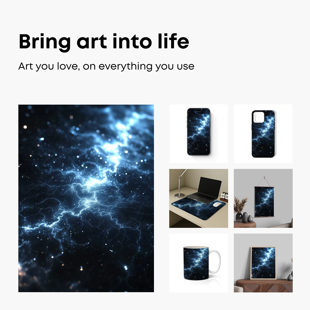 Cosmic Lightning: A Symphony of Stars and Energy - Image 2