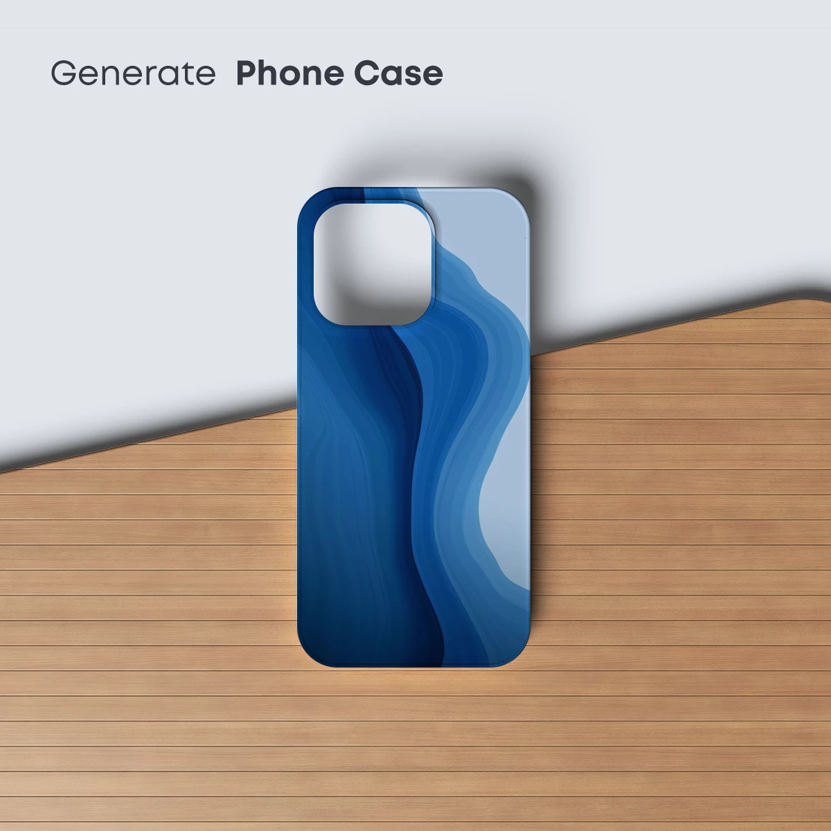 Blue Abyss: Wavy Layers of Depth - Image 3