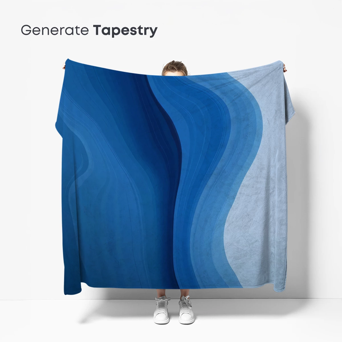 Blue Abyss: Wavy Layers of Depth - Image 5