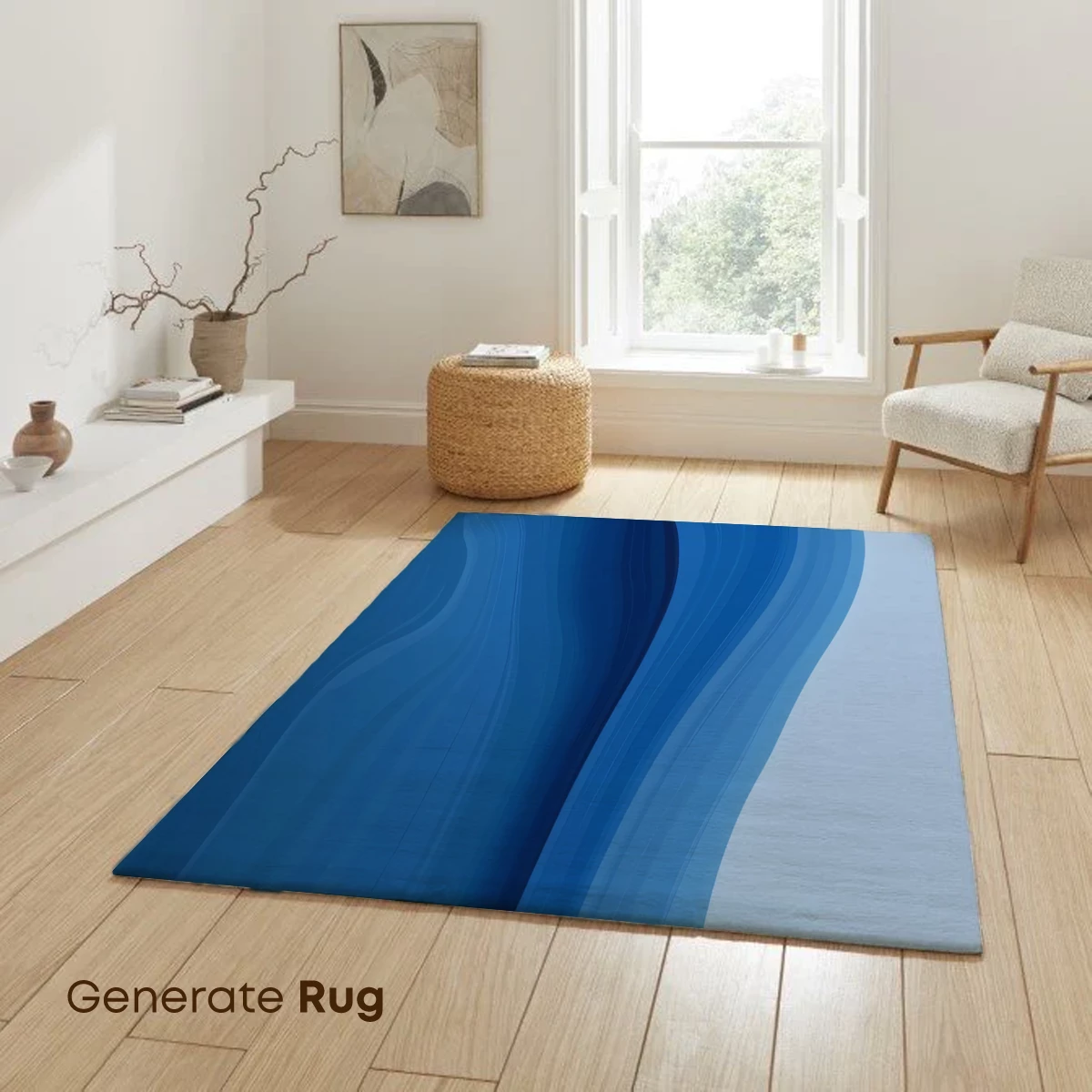 Blue Abyss: Wavy Layers of Depth - Image 6