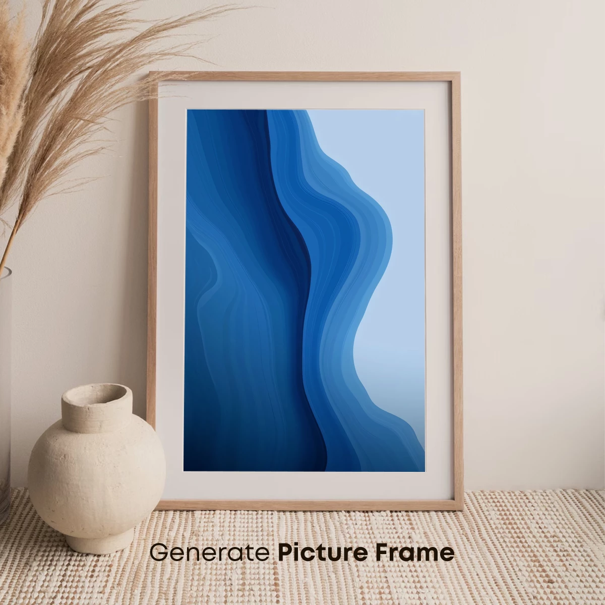 Blue Abyss: Wavy Layers of Depth - Image 7