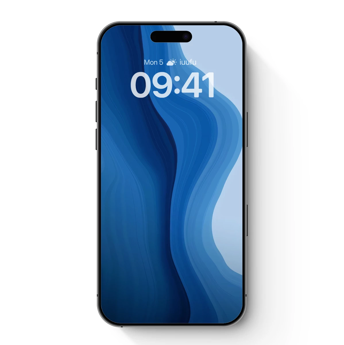 Blue Abyss: Wavy Layers of Depth