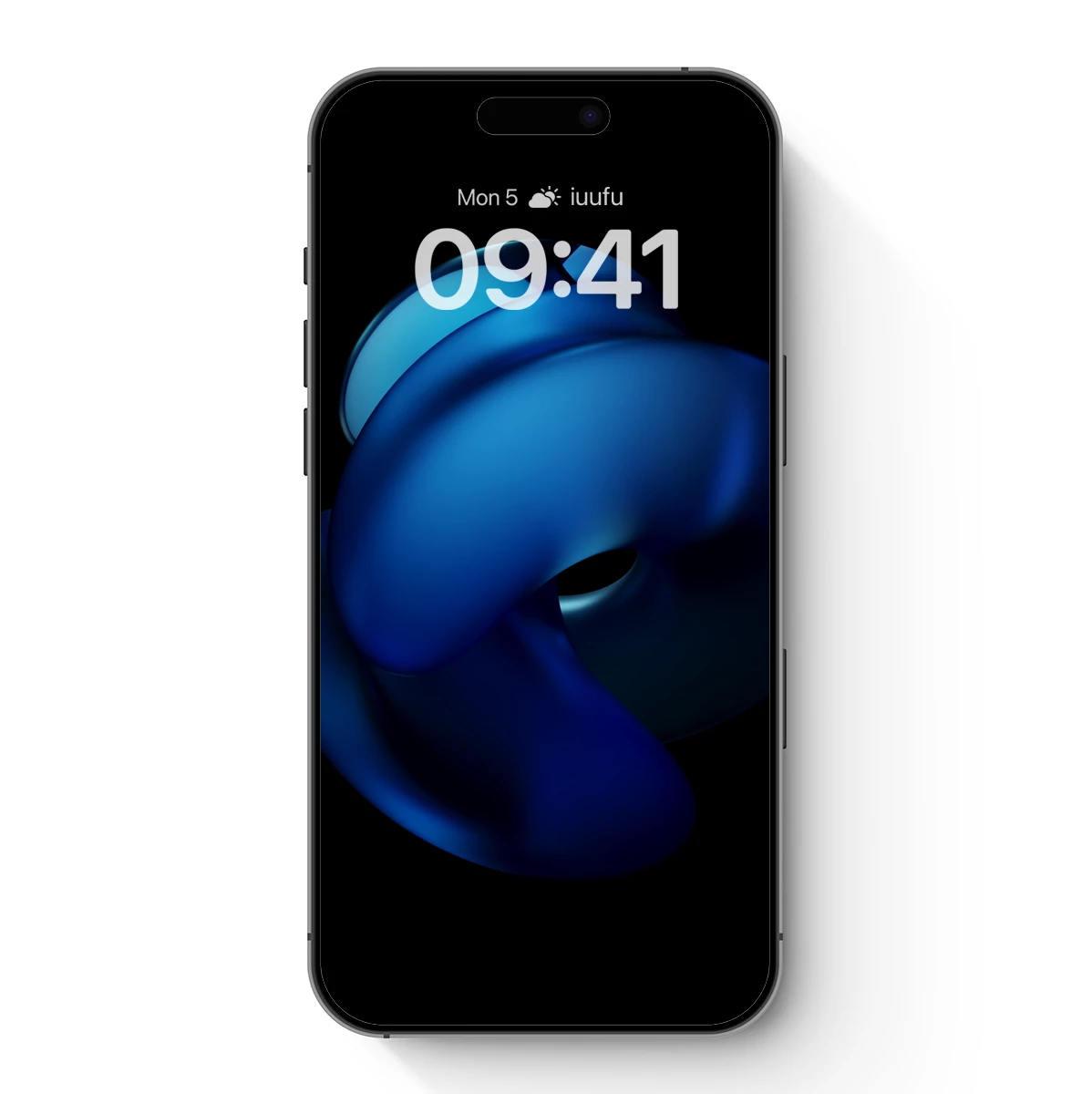 Ethereal Blue Knot: A Dance of Shadows and Light