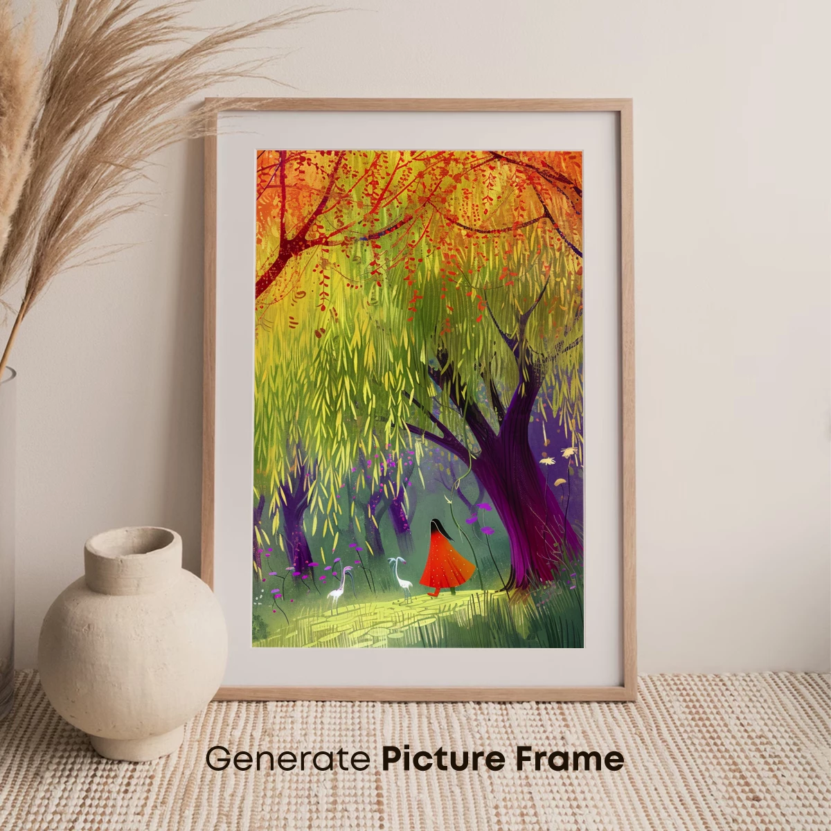 Autumn Enchantment: A Whimsical Forest Walk - Image 7