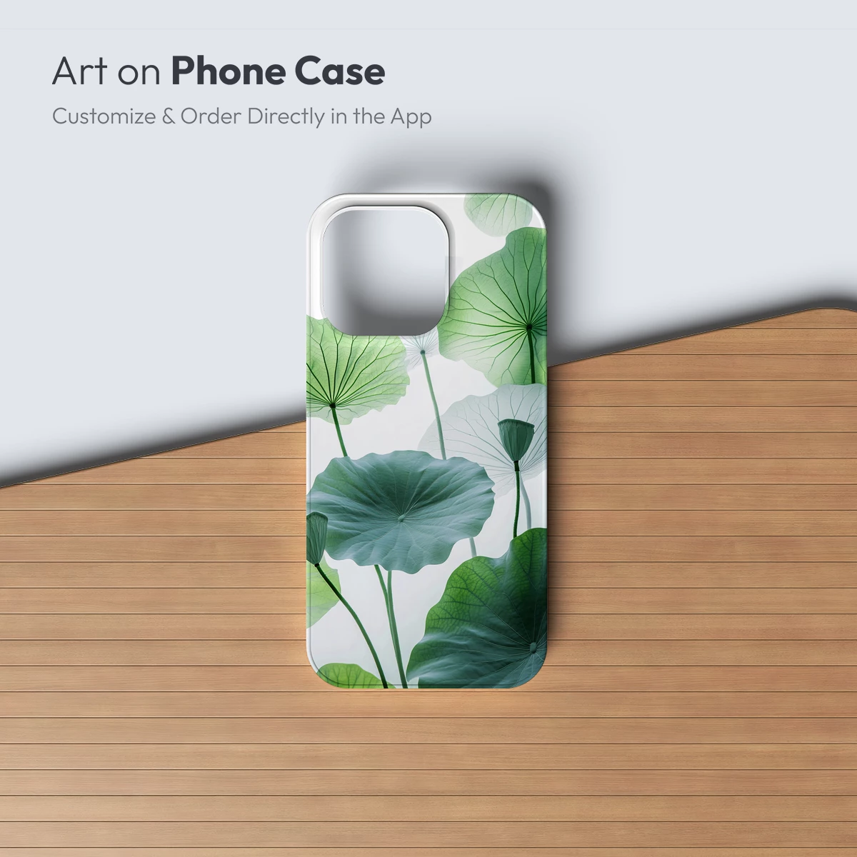 Ethereal Lotus Leaves: Nature's Delicate Canopy - Image 3