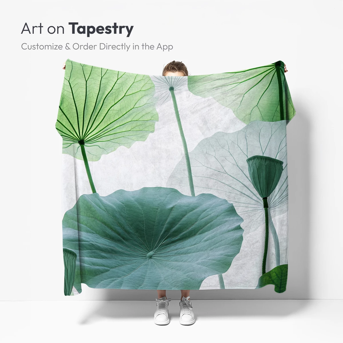 Ethereal Lotus Leaves: Nature's Delicate Canopy - Image 5