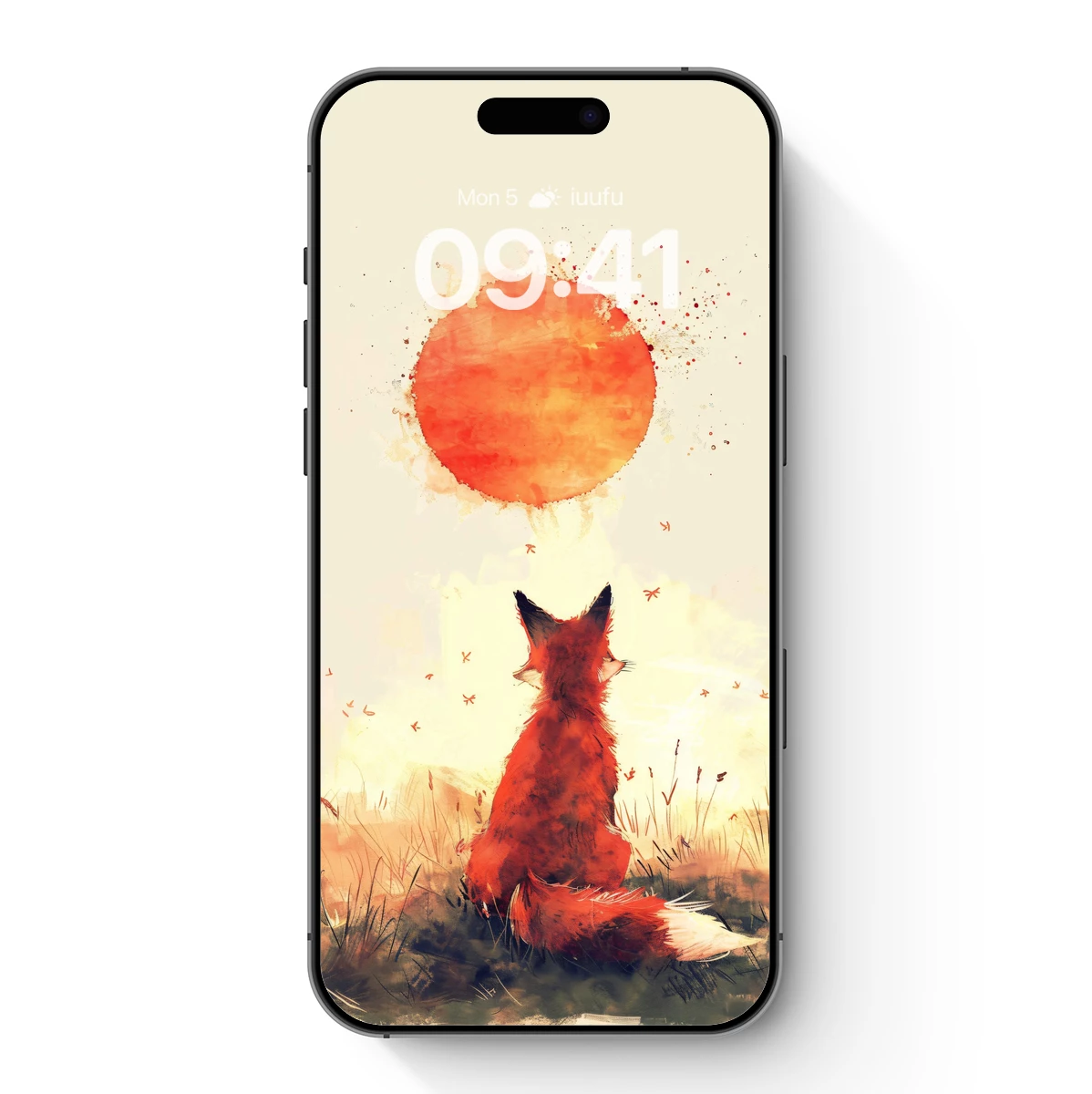 Fox at Sunset: A Watercolor Reverie