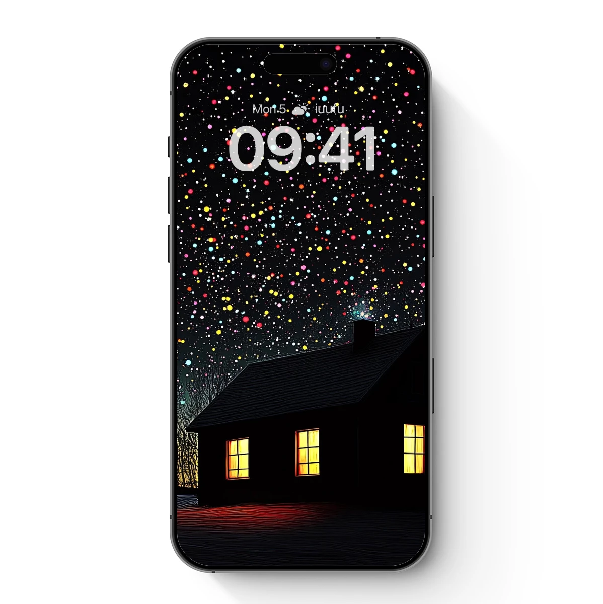 Cozy Cabin Under a Starlit Sky